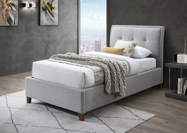 Laver King Single Upholstered Bed Frame